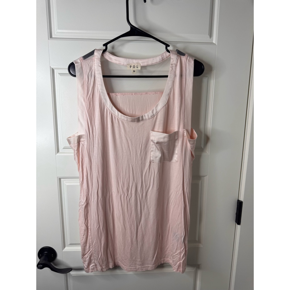 Women's POL Tank Top Size M Pink